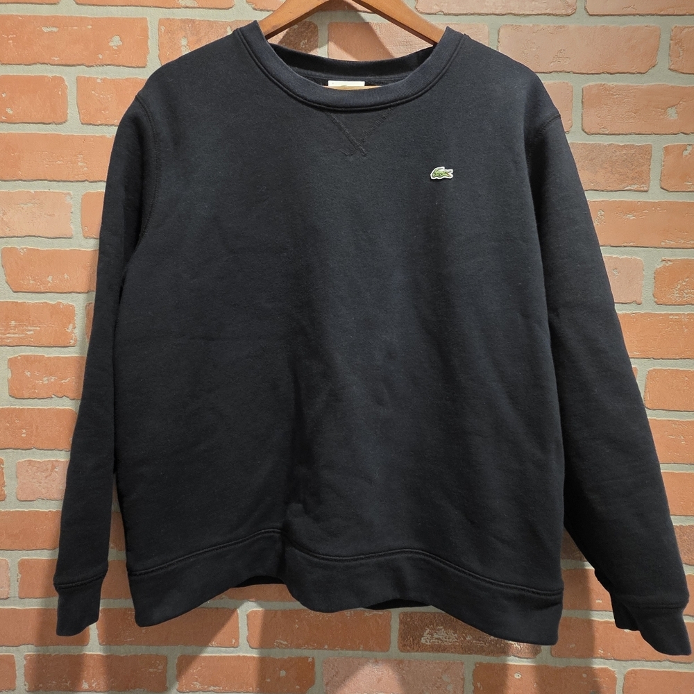 Lacoste Men's Black Sweater Size 7.     ‎   Bin38